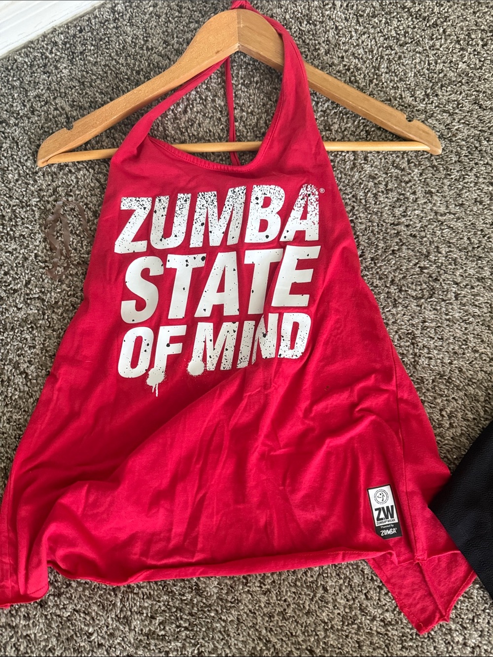 Zumba Fitness Women's Red Tank Top - Zumba Fitness State of Mind